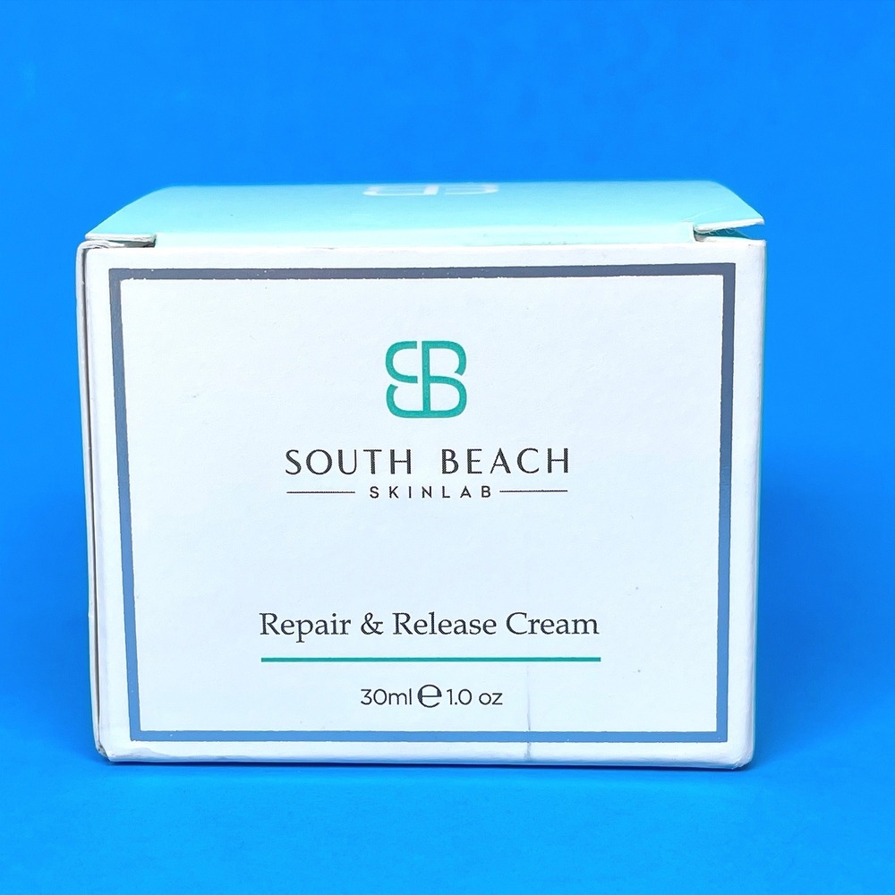 South Beach Skin Lab Repair & Release Cream Women 1.0 oz White Aqua Peptides
